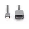 DIGITUS - Adapter Cable - Mini DisplayPort (M) to HDMI (M) - 1,0m - Support von 8K 60 Hz - Black (DB-340109-010-S)
