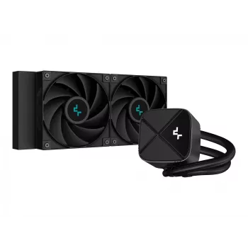 All-in-one liquid cooler DeepCool LS520S — 120 mm fans, 500–2250 RPM, black, supports LGA1700/AM5/TR4