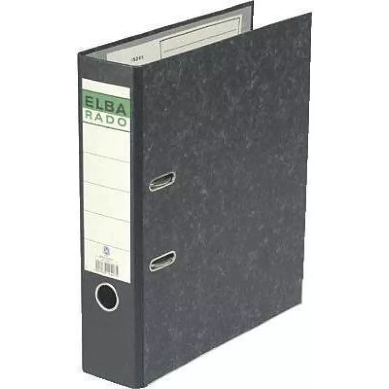 ELBA binder ELBArado 100081018 DIN A4 80mm cardboard black (100081018)