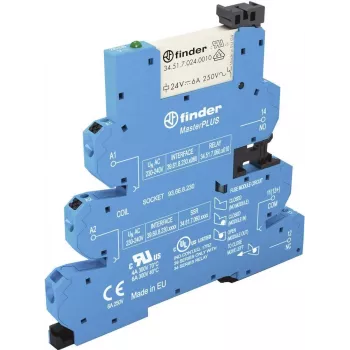 Finder Coupling Relay 39.61, Push-In-terminals 1 pc(s) 39.61.0.240.0060 (39.61.0.240.0060)