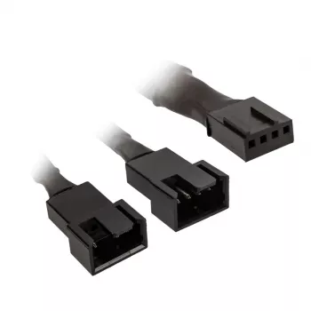 Kolink PWM fan splitter cable 1-to-2, 35 cm braided black, model PGW-AC-KOL-111