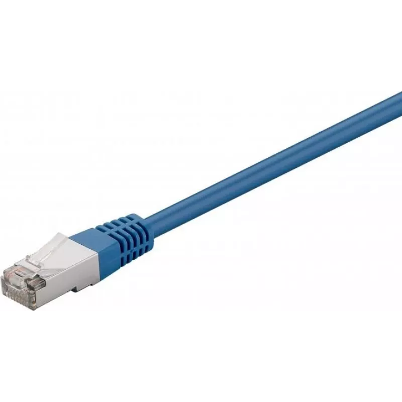 Wentronic 73071 0.5m Cat5e F/UTP (FTP) Blue Network Cable (73071)