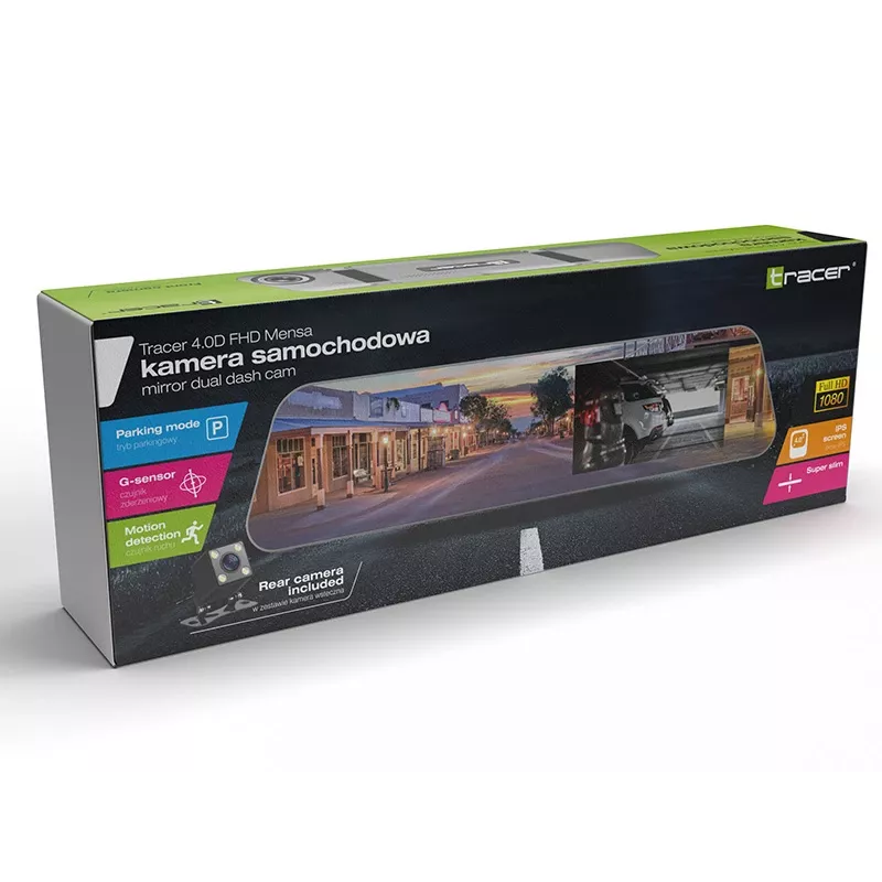 Tracer Mensa Full HD Silver 1920x1080 150° Viewing Angle 4 inch Display