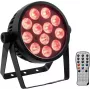 LED spot EUROLITE 4C-12 Silent Slim 12W RGBW – compact stage/ambient light