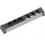 Bachmann POWER FRAME power extension 0.2 m 3 AC outlets Indoor Black Grey