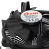 Akasa Intel LGA1700 Processor Hybrid cooler 9 cm Aluminium, Black 1 pc(s)