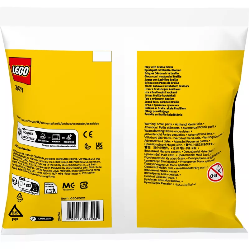 LEGO educational writing bricks set 30711 — tactile learning blocks for early handwriting and storytelling