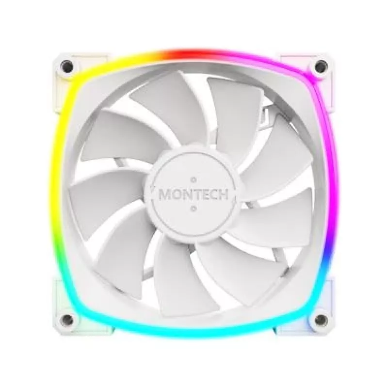 Montech RX120 PWM Computer case Fan 12 cm White 3 pc(s)