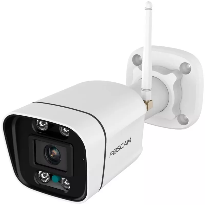 Foscam V8P Wi-Fi Surveillance Camera White 8MP (3840x2160), Dual-band Wi-Fi, integrated spotlight and alarm siren (V8P-W)