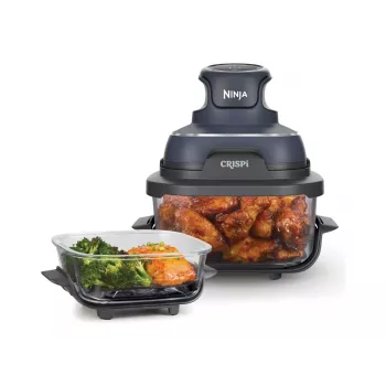 Ninja CRISPi Single 3.8 L 1700 W Hot air fryer Blue, Grey, Transparent