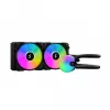 All-in-one liquid cooler Fractal Design Lumen S24 v2 RGB — 240mm radiator, 120mm RGB fans, Black