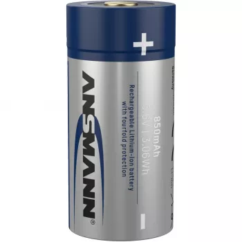 Ansmann 16340 Li-ion rechargeable battery 850 mAh 3.6 V Micro USB input 1300-0015