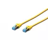 Network Cable Digitus CAT 5e SF/UTP Patch Cord RJ45 5m Yellow