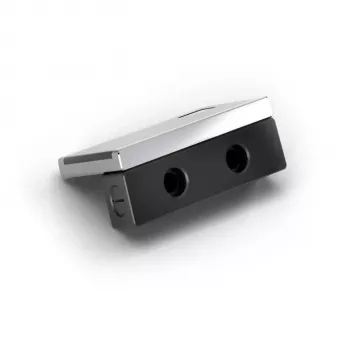 Water cooling terminal Alphacool Eisblock Aurora 180° (model 13763) — RGB-compatible, 180° angled terminal