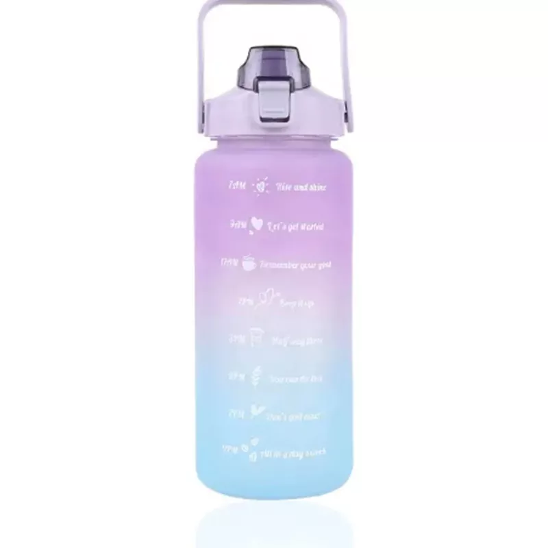 Extralink Motivational Bottle, Water Bottle, 2000ml, Purple-Blue, BUT-992
