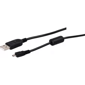 USB A to Mini USB 2.0 8-pin cable ShiverPeaks 1.5 m – data and charging