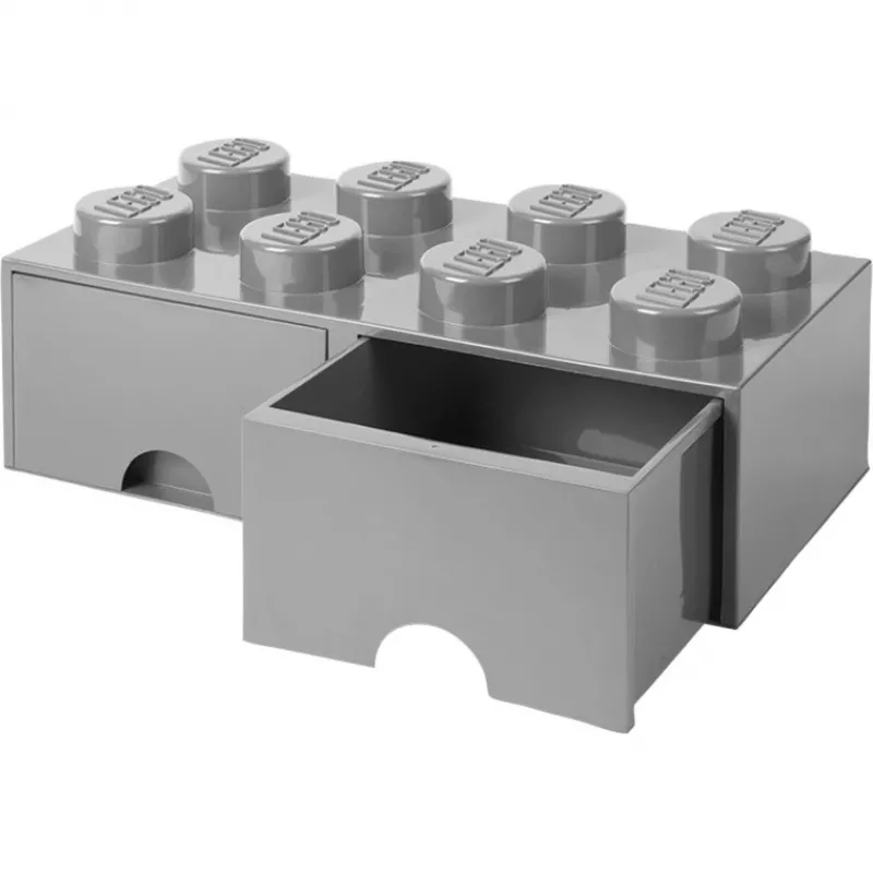 Room Copenhagen - LEGO Brick Drawers 8 - Grey (40061740) (40061740)