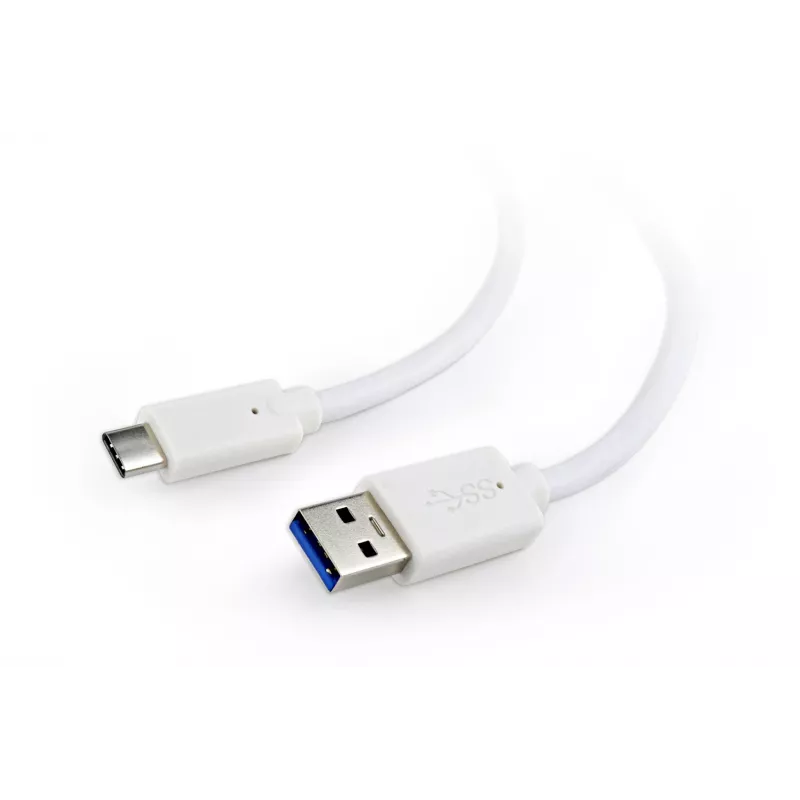 USB data cable Gembird USB A to USB C 1 m, USB 3.2 Gen 1, white