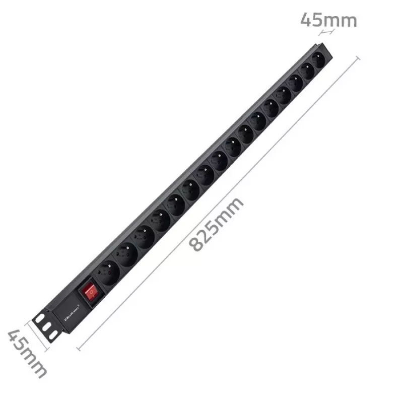Power strip for RACK 16A PDU,16xFRENCH,vertical