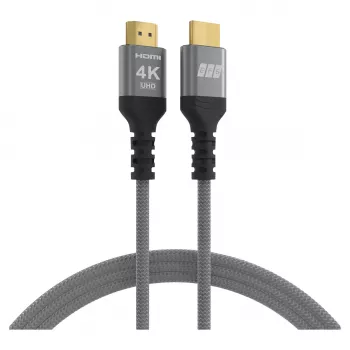 EFB Elektronik HDMI Cable High-Speed m. Ethernet 4K60Hz Grey - Cable - Digital/Display/Video (HDMI-20-00003)