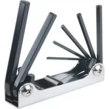 Folding hex key set KWB 147280 7 pcs Steel
