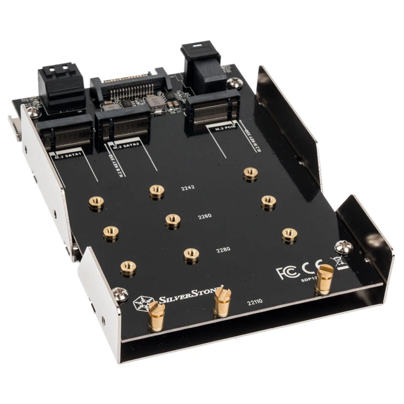 HDD/SSD Enclosure SilverStone SST-SDP12 — internal mounting bracket adapter for 3.5 inch/2.5 inch drives