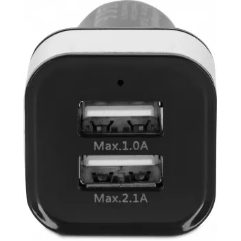 Car Charger TECHNISAT CARCHARGER DUAL USB CE — dual USB ports for vehicle power