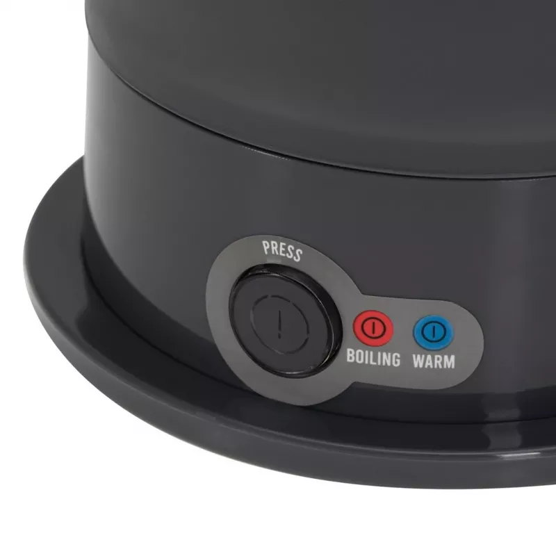 Electric kettle Adler AD 1377G, 0.6 L capacity, 600 W, grey, plastic/silicone/stainless steel