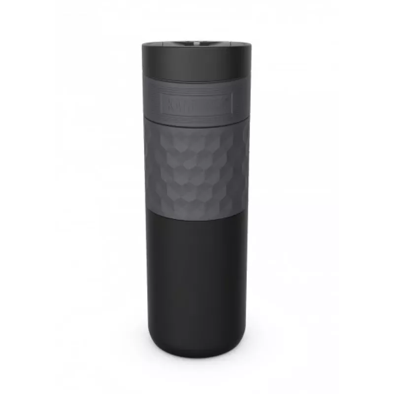Thermal bottle Kambukka Etna 0.5 L Black — stainless steel vacuum, 3-position SnapClean lid