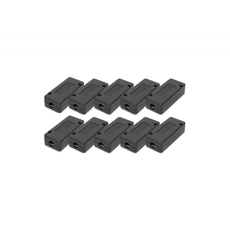 Network Cable Digitus Junction Box CAT 7 10 pieces Black