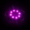 Mounting kit BitsPower Hexagon BP-WTHU-RGB — acrylic transparent, 91.4×80×6.5 mm
