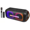 Portable mono Bluetooth speaker BLOW 30-392# — 6,000 mAh battery, 6.5 W RMS, Bluetooth 5.0, MicroSD, AUX, Micro-USB, 2 speakers, black