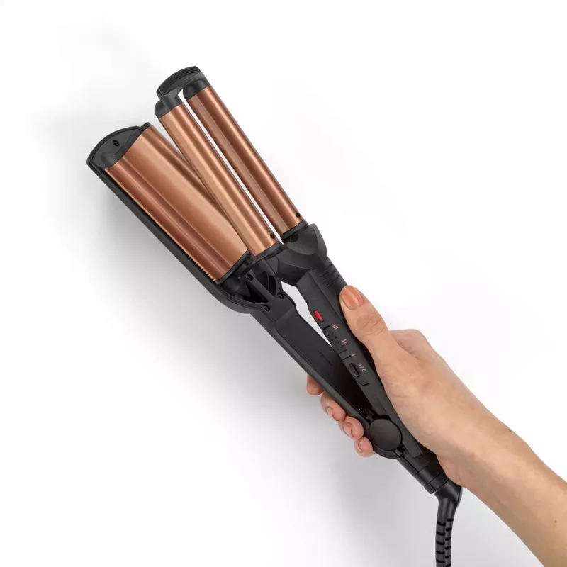 BaByliss Deep Waves Curling iron Warm Black, Orange 98.4 (2.5 m)