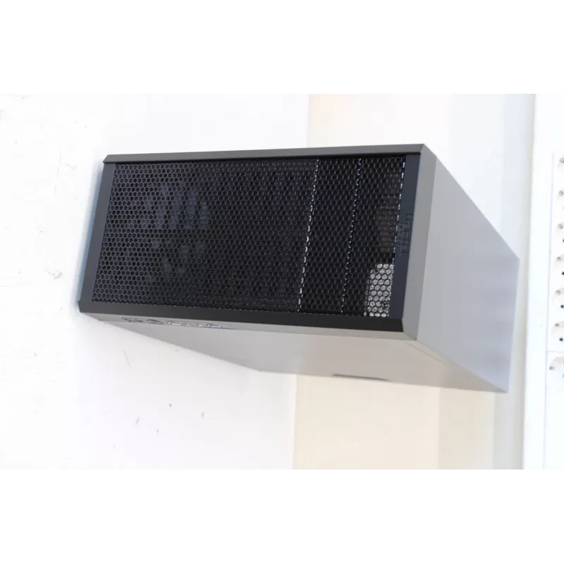 Fractal Design Core 1000 USB 3.0 Black Micro ATX case — damaged packaging, power supply not included