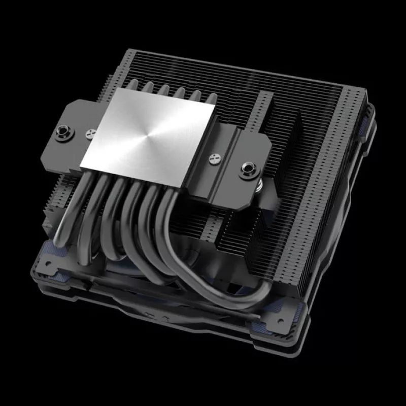 Akasa ALUCIA H6LS M2 CPU Cooler - 120 mm black Blue (AK-CC4030HP01)