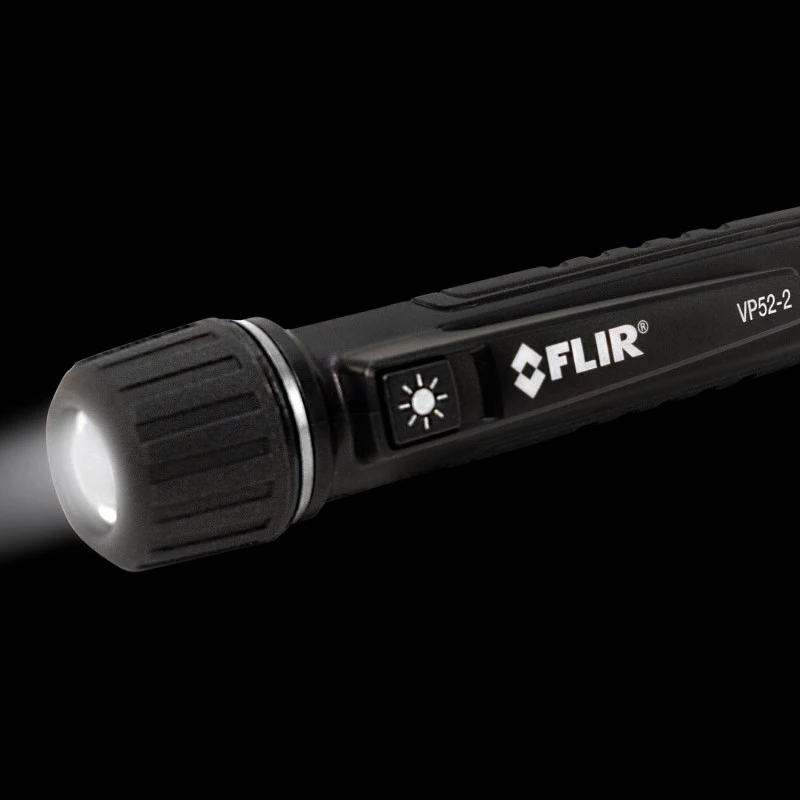 FLIR VP52-2 non-contact voltage tester CAT IV 1000 V LED, vibration, acoustic Pocket Black