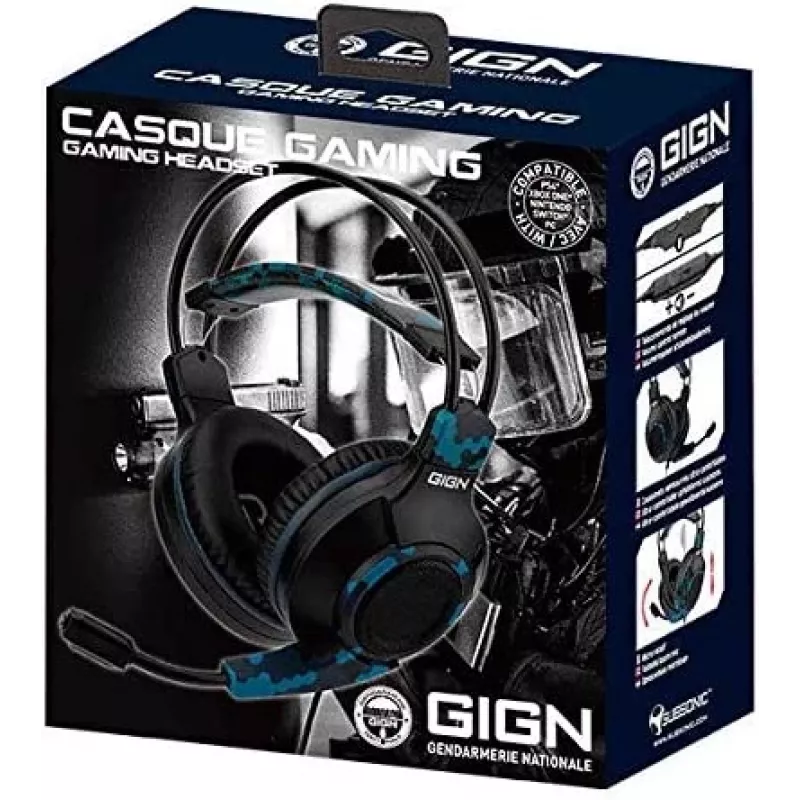 Headset Subsonic Tactics GIGN SA5580-G