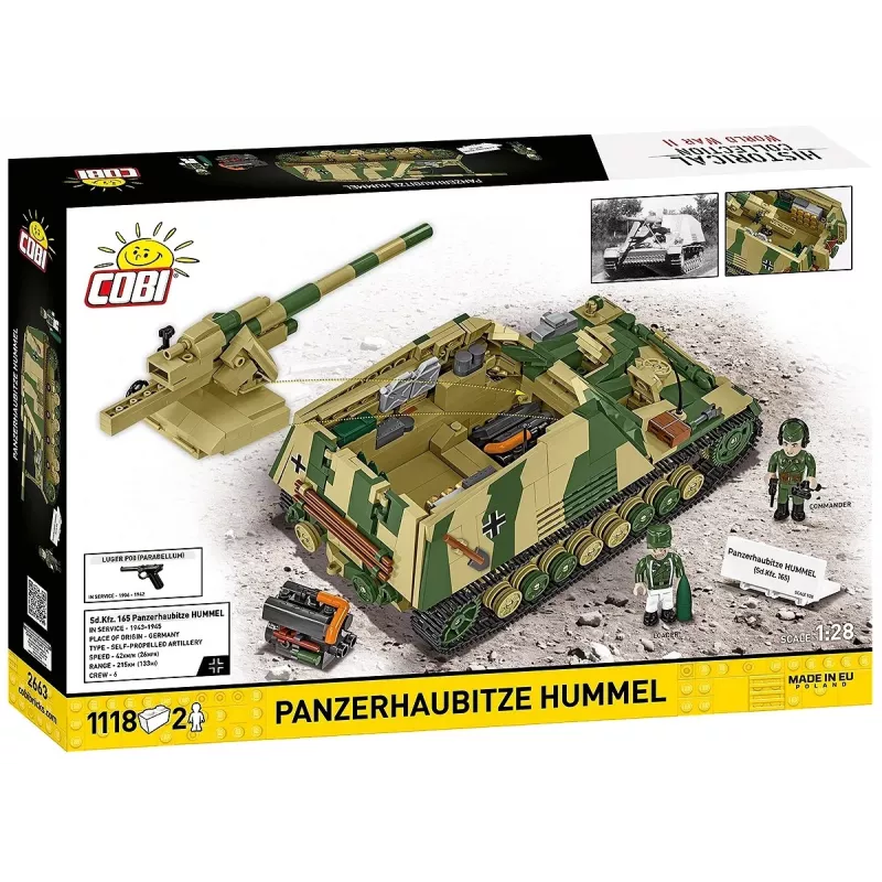 Construction set Cobi Panzehaubitze Hummel 1118 pieces model kit