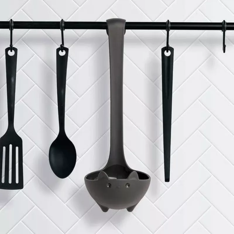 Ladle Ototo Design Katie Black Length 165.1mm Width 96.5mm Height 271.7mm