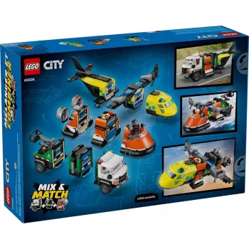 LEGO CITY 60505 Airplane, Service Truck and Hovercraft Rem