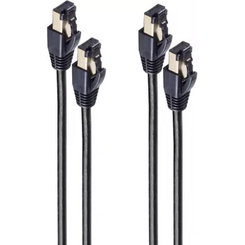 shiverpeaks BS08-41005-2 Network Cable Black 0,25 m Cat8.1 F/FTP (FFTP) (BS08-41005-2)
