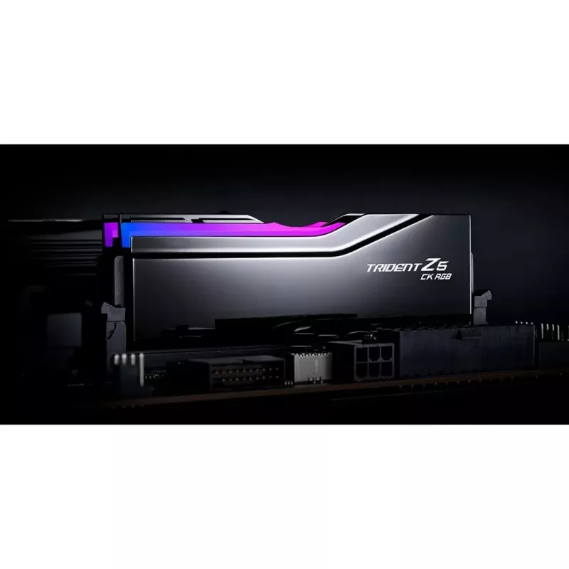 G.Skill DIMM 48 GB DDR5-8200 (2x 24 GB) Dual-Kit (schwarz, F5-8200C4052G24GX2-TZ5CRK, Trident Z5 CK RGB, INTEL XMP, AMD EXPO)