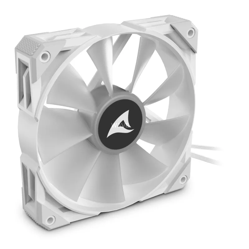 Fan Sharkoon F50 12 cm Grey White 600-2000 RPM 132 m³/h