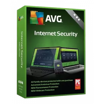 AVG Internet Security | 10 PC | 1 Year (Windows Only)