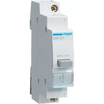Hager SVN321. Width: 17,5 mm, Height: 83 mm (SVN321)