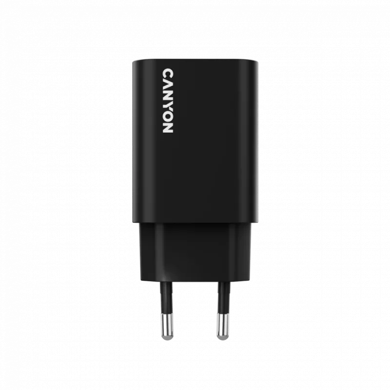 Wall charger CANYON OnCharge 30CL 30W PD 1-port EU plug Black