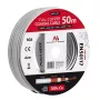 Coaxial cable Maclean MCTV-471 RG-6/U 50 m White