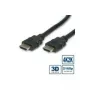 VALUE HDMI Ultra HD with Ethernet - HDMI-Kabel mit Ethernet - HDMI männlich zu HDMI männlich - 2 m - Doppelisolierung - Schwarz