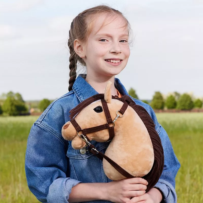 Horse on a stick HOPPIHORSE Hobby Horse A4 beige