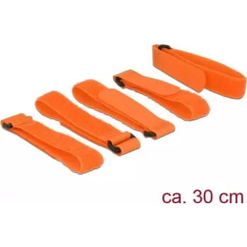 hook/loop fastener DeLOCK 18707 Orange 5 pc(s)